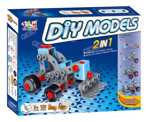 Blocos Montar Brinquedo Diy Models Caminhões De Construção