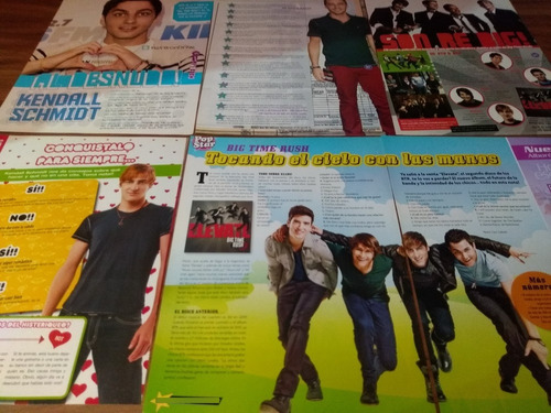 (ad107) Big Time Rush * Recortes Revistas Clippings