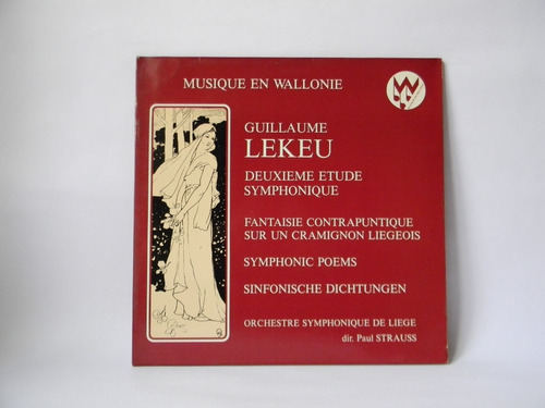 Symphonic Poems Lp Guillaume Lekeu Vinilo