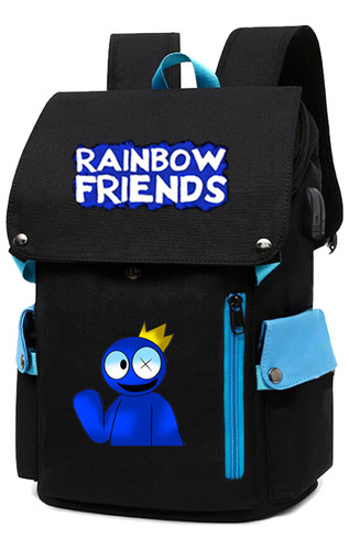 Mochila estampada Rainbow Friend da Aliexpress Rainbow Friend Color Blue5