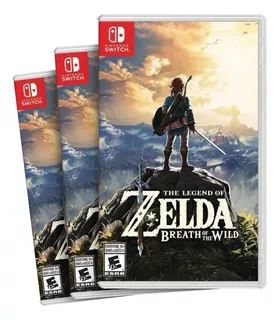 Combo Com 3 The Legend Of Zelda Breath Of The Wild Switch