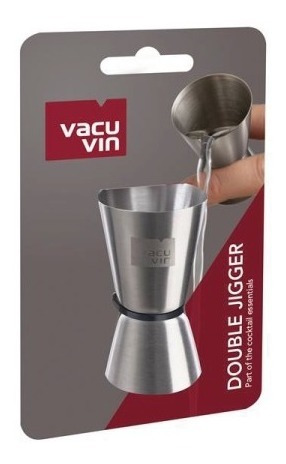 Imagen 2 de 2 de Vaso De Medir -double Jigger Vacu Vin