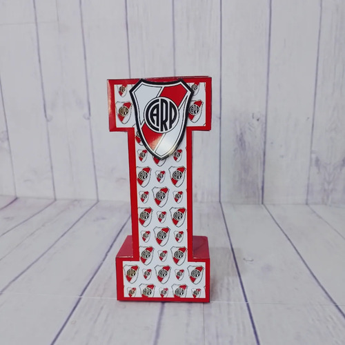 Letras 3d River Plate