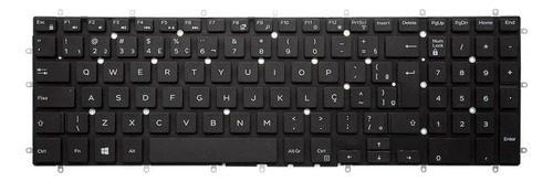 Teclado Compativel Dell Inspiron I15-3584 P75f005 Cor Preto