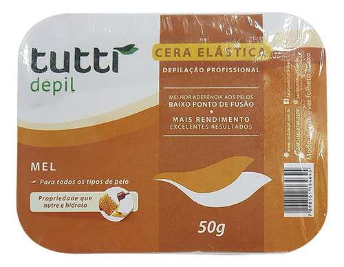 Cera Quente Elástica Mel Tutti Depil 50g