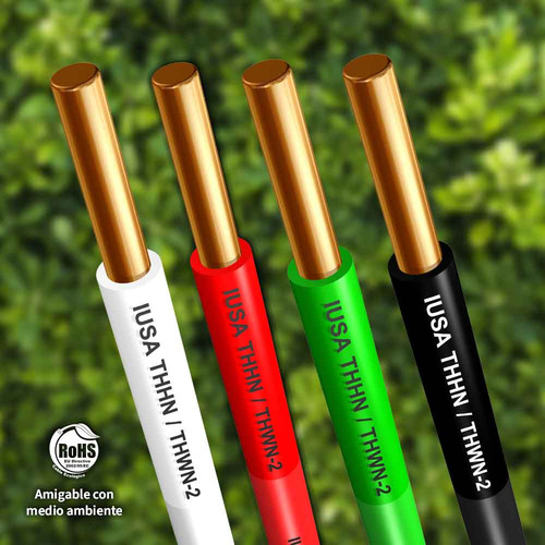 Alambre Thw-ls/thhw-ls Ce Rohs 12 Awg En Caja Color Negro