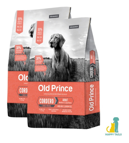 Old Prince Cordero 2 X 15 Kg (30 Kg) - Happy Tails