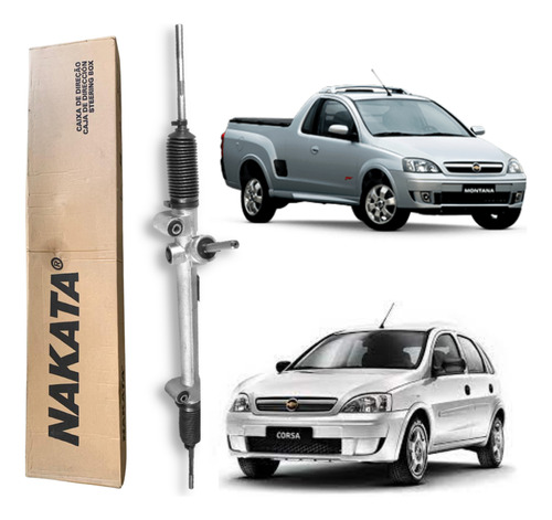 Caixa De Direção Mecânica Nakata Chevrolet Corsa  2003-2012