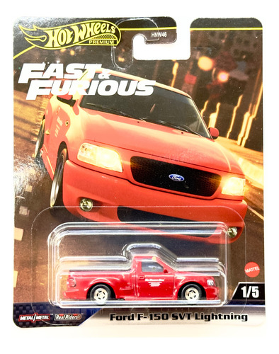 Hot Wheels Premium Velozes E Furiosos Ford F-150 Svt Pickup Vermelho (Usado)