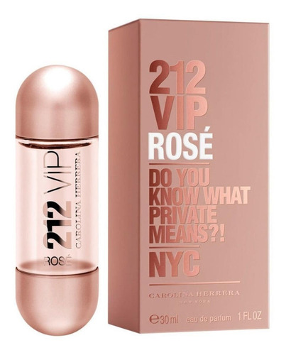 Imagen 2 de 2 de Carolina Herrera 212 VIP Rosé EDP 30 ml para mujer