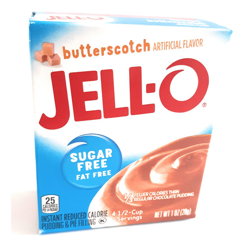 Jell-o - Pudin Instantaneo Sabor Caramelo De Mantequilla, Si