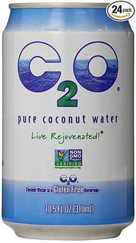 C2o Pura Agua De Coco, 10,5 Onza Líquida (paquete De 24)