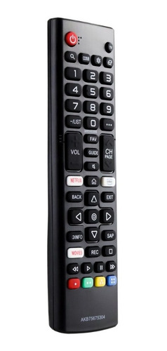 Imagen 2 de 10 de Control Compatible Con LG Akb75675304 Smart Tv Netflix Prime