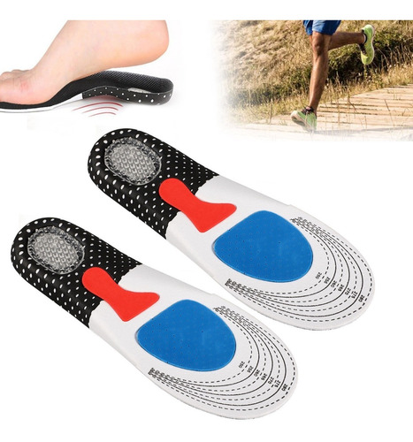 Plantillas Talon De Gel Silicon Deportivas Recortables 1 Par