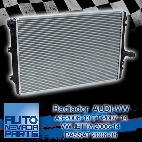 Radiador Audi A3 06-13 Tt 07-14 Wv Jetta 06-14 Passat 06-08