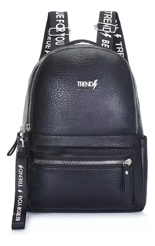 Mochila Mujer Cuero Pu Urbana Importada Marca Trendy Y Otras