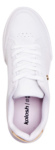 Tênis Casual Feminino C3001b Cabedal Em Sintético Kolosh
