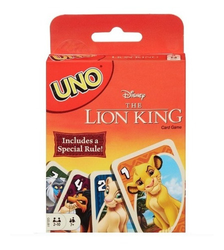 Uno El Rey Leon Juego De Cartas The Lion King