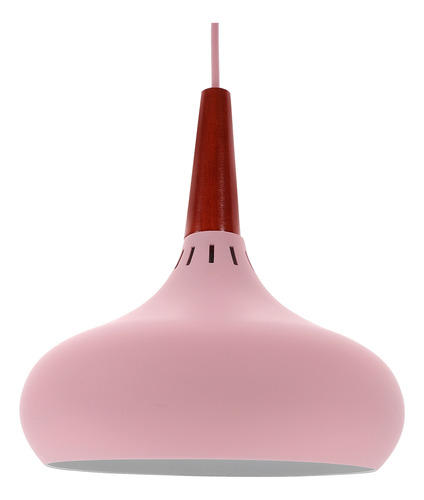 Lámpara Colgante Vintage Deco, Lámpara Tipo Loft Retro, Rosa