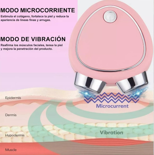 Masajeador Facial Microcorriente Lifting Reafirmante De Piel