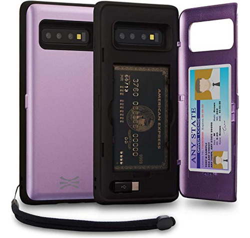 Funda Para Galaxy S10 Plus Morado Delgada Plastico