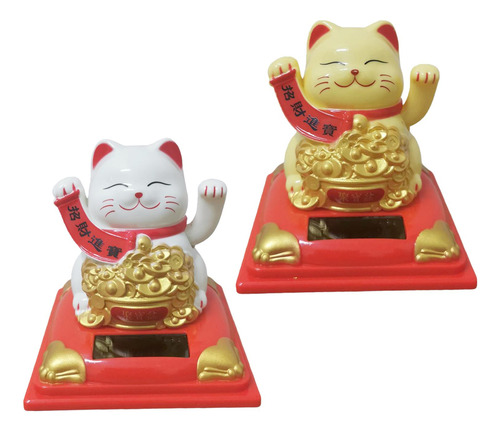 Bonita Estatua De Lucky Cat Business Gifts Para Interiores Y