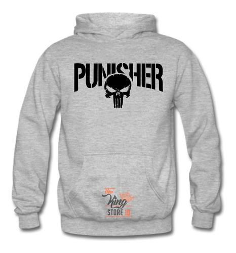 Poleron Estampado Diseños Punisher 100% Algodon