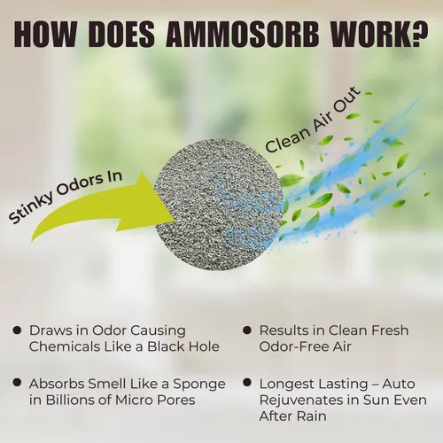 Bolsa Desodorizante Para Eliminar El Olor A Amoniaco Ammosor
