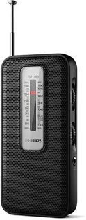 Rádio Portátil Philips Am/fm À Pilha C/ Entrada Para Fone Cor Preto