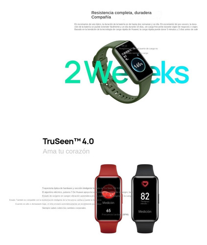 Pulsera Huawei 7 Smart Sleep Batería De Larga Duración