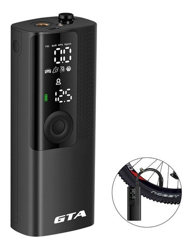 Imagem 1 de 7 de Bomba De Ar Portátil Elétrica Gta Mini Compressor Mi Xiaomi
