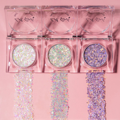 Glitter Sombra Cara Y Cuerpo Twinkle And Glow 3 Pzs L.a Girl