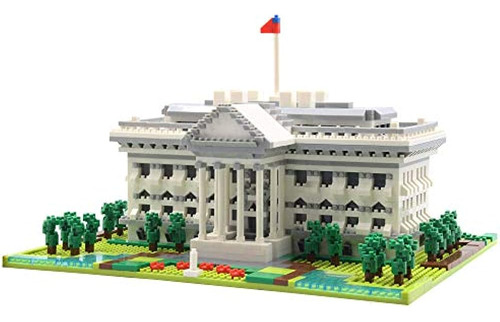 Dovob Architecture White House Micro Blocks (2021pcs) - Jueg