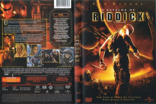 Riddick 1 2 3 Dvd Originais Novos Lacrados
