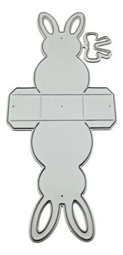 Troquel De Corte Metal Scrapbooking: Forma Conejo, Acero Al Carbono, Para Manualidades, Tarjetas, álbumes