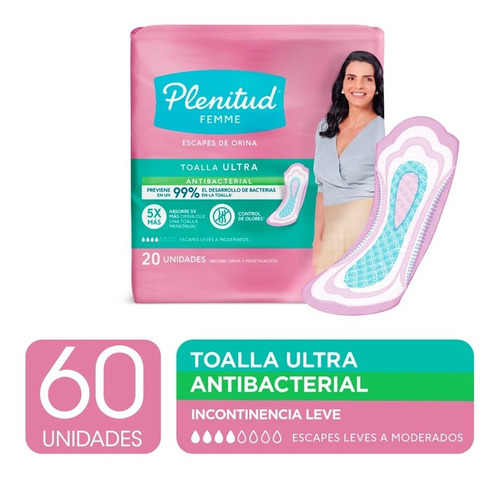 Plenitud Toalla Ultra Femme X 20 Unidades Pack X 3