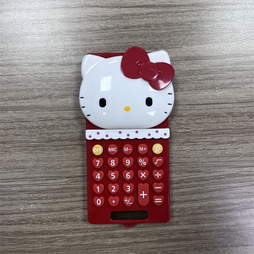 Calculadora Kitty De 8 Digitos Solar Y Pilas