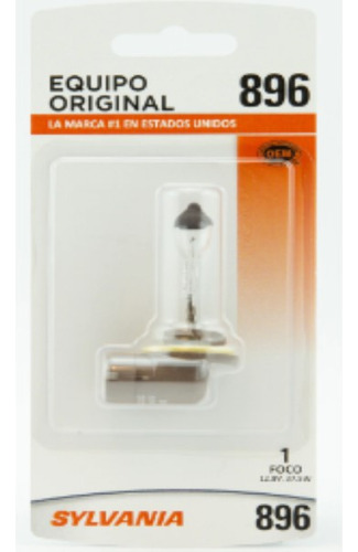 Foco Sylvania Std 896 Blanco 12.8v 37.5w Halogeno