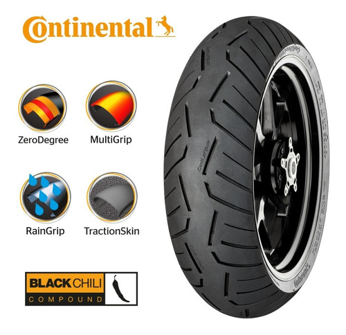 Cubierta Moto 190 55 17 Continental 75w Sportattack 4