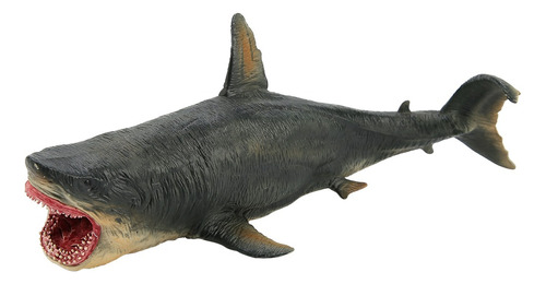 Tiburon Prehistórico Jurassico De 30 Cm Figura De Megalodon 