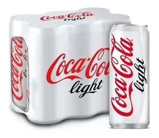 6 Und Refrigerante Coca Cola Light Baixa Caloria Lata 310ml