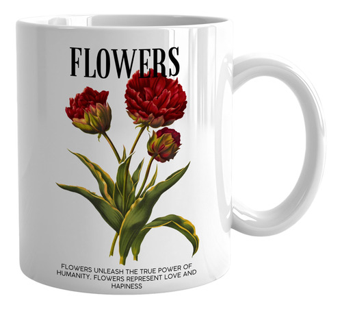 Taza Desayuno Flower Roses Edición Limitada