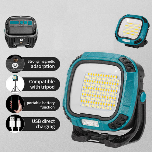 Linterna Cob, Lámpara De Luces Ajustables Duraderas,