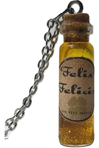 Collar De Botella De Vidrio De Poción De Felix Felicis...