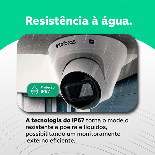 Kit 10 Câmeras Ip Vip 1230 D G5 Poe Intelbras Cor Branco