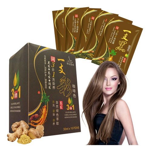 Shampoo Universo en Linea Shampoo Natural Tinte para cabello Shampo Tinte Instantáneo de neutro en sachet de 30mL de 30g por 1 unidad