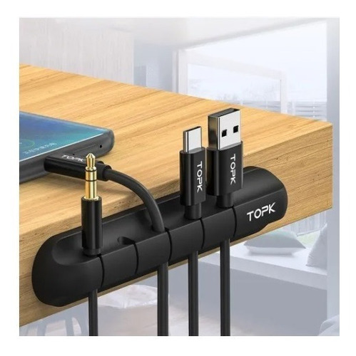 Organizador De Cables Topk Silicona