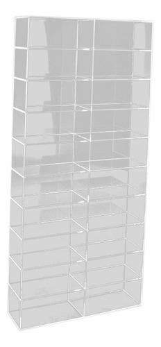 Acrílico 1/64 Escala Modelo Car Display Case 20 Rejillas