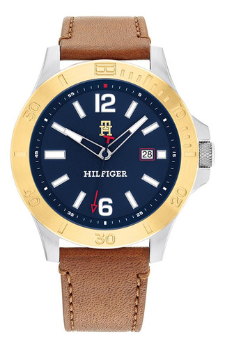 Reloj Para Hombre Tommy Hilfiger Ryan Le 1710529 Marrón