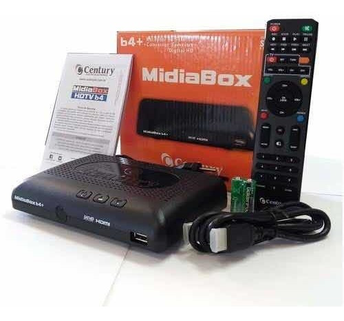 Receptor + Conversor Midiabox B3 Hd Tv Century Midia Box 